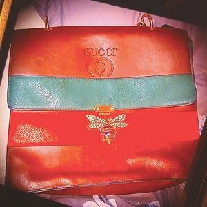 Gucci Tricolor Leather Shoulder Bag